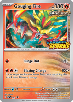 Gouging Fire — Scarlet & Violet Black Star Promos 151