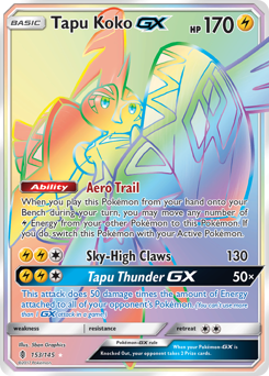 Tapu Koko-GX — Guardians Rising 153