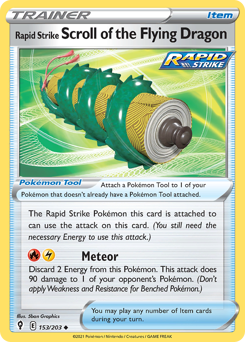 Rapid Strike Scroll of the Flying Dragon — Evolving Skies 153