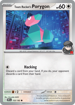 Team Rocket's Porygon — Destined Rivals 153