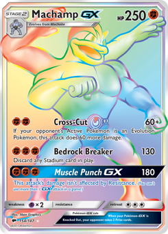 Machamp-GX — Burning Shadows 154