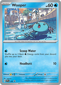 Wooper — Scarlet & Violet Black Star Promos 155