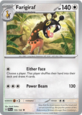 Farigiraf — Paldea Evolved 155