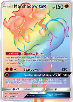 Marshadow-GX — Burning Shadows 156