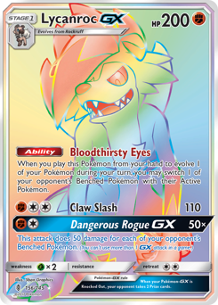 Lycanroc-GX — Guardians Rising 156