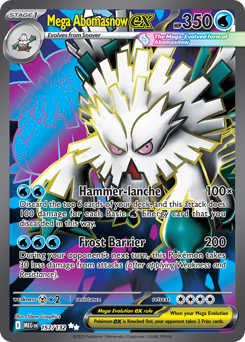 Mega Abomasnow ex — Mega Evolution 157