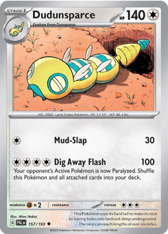 Dudunsparce — Paldea Evolved 157