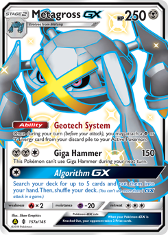 Metagross-GX — Guardians Rising 157a