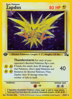 Zapdos — Fossil 015