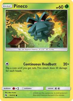 Pineco — Lost Thunder 015