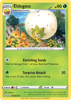 Eldegoss — Shining Fates 015