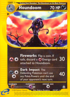 Houndoom — Aquapolis 015