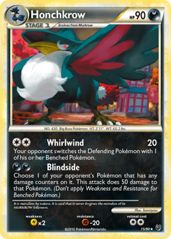 Honchkrow — HS—Undaunted 015