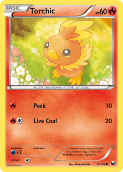 Torchic — Dark Explorers 015