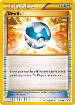 Dive Ball — Primal Clash 161