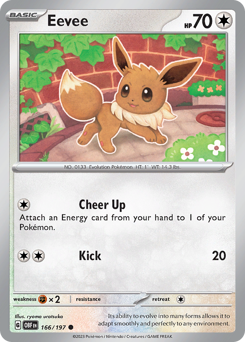Eevee — Obsidian Flames 166