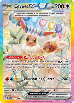 Eevee ex — Prismatic Evolutions 167