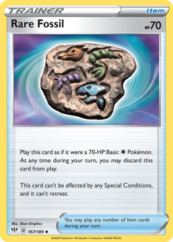Rare Fossil — Darkness Ablaze 167