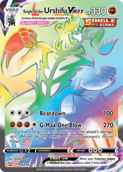 Single Strike Urshifu VMAX — Battle Styles 167