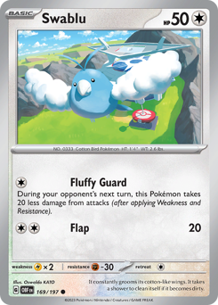 Swablu — Obsidian Flames 169