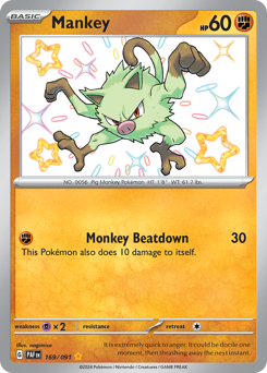 Mankey — Paldean Fates 169