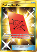 Peeking Red Card — Ultra Prism 169