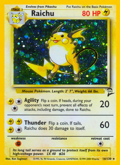 Raichu — Base Set 2 016