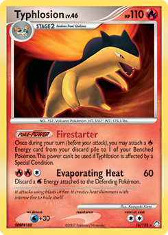 Typhlosion — Mysterious Treasures 016