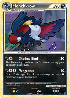 Honchkrow — HS—Undaunted 016