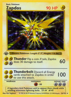 Zapdos — Base 016