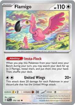 Flamigo — Paldea Evolved 170