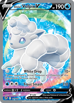 Alolan Vulpix V — Silver Tempest 173