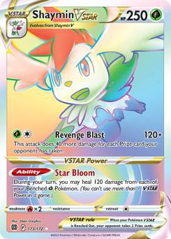 Shaymin VSTAR — Brilliant Stars 173