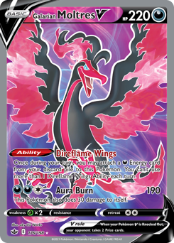Galarian Moltres V — Chilling Reign 176
