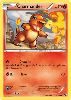 Charmander — Legendary Treasures 017