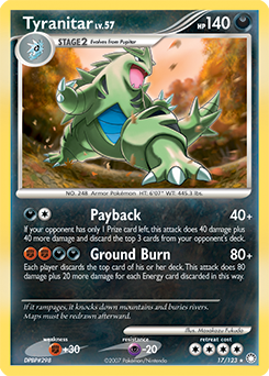 Tyranitar — Mysterious Treasures 017