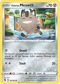 Galarian Meowth — Fusion Strike 180