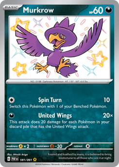 Murkrow — Paldean Fates 181