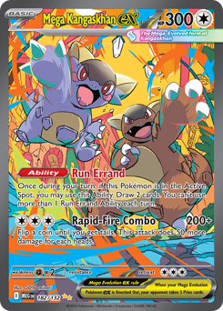Mega Kangaskhan ex — Mega Evolution 182