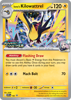 Iono's Kilowattrel — Scarlet & Violet Black Star Promos 182