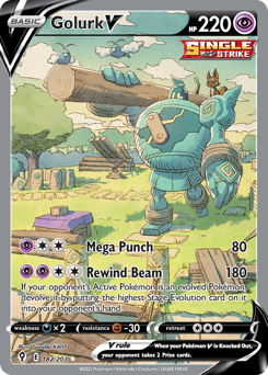 Golurk V — Evolving Skies 182