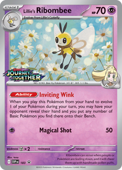 Lillie's Ribombee — Scarlet & Violet Black Star Promos 183