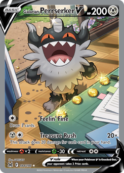 Galarian Perrserker V — Lost Origin 184