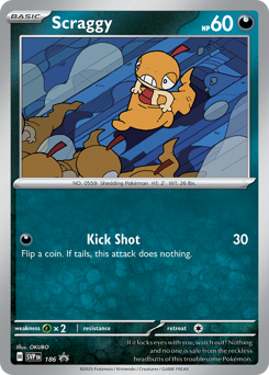 Scraggy — Scarlet & Violet Black Star Promos 186