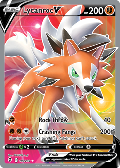 Lycanroc V — Evolving Skies 187
