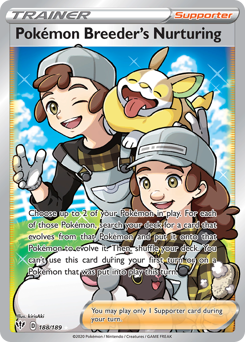 Pokémon Breeder's Nurturing — Darkness Ablaze 188