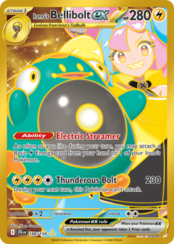 Iono's Bellibolt ex — Journey Together 188