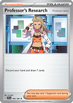 Professor's Research (Professor Sada) — Scarlet & Violet 189