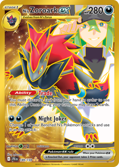 N's Zoroark ex — Journey Together 189