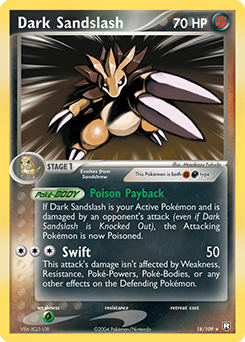 Dark Sandslash — Team Rocket Returns 018